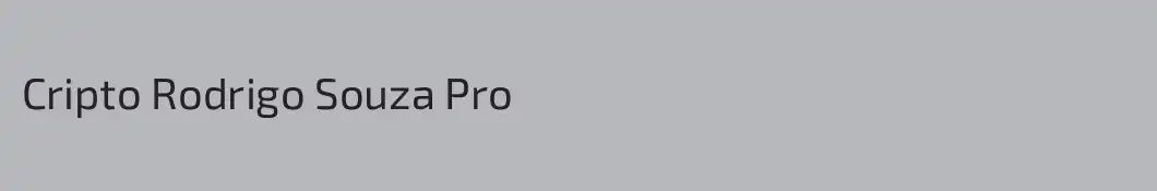 Cripto Rodrigo Souza Pro